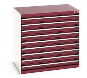Bott Cubio Drawer Cabinet comprising of: Drawers: 9 x 100mm... Bott Drawer Cabinets 1050 x 650 installed in your Engineering Department